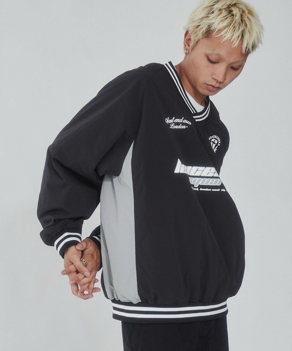 WEGO ナイロンゲームロゴプルオーバー 