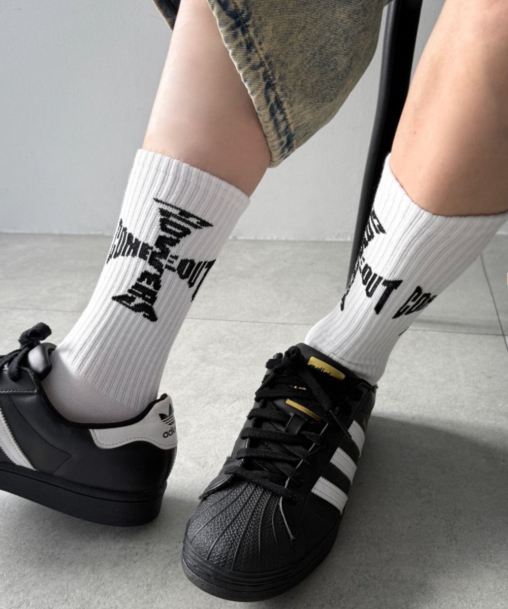 WEGO ロゴデザインソックス（R） 