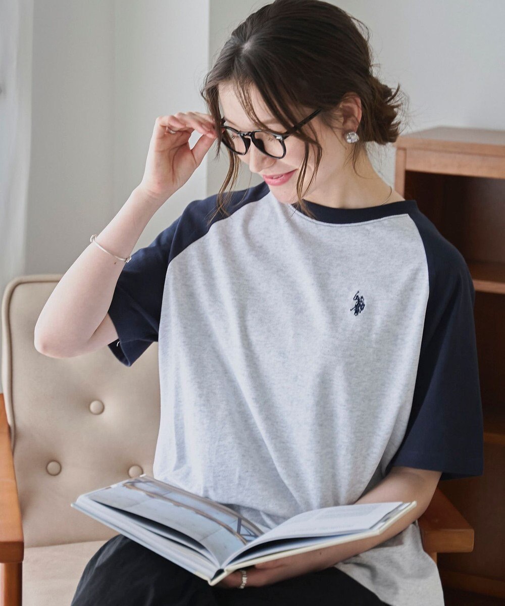 WEGO 【洗える/綿100%】USPOLOワンポイントTシャツ 