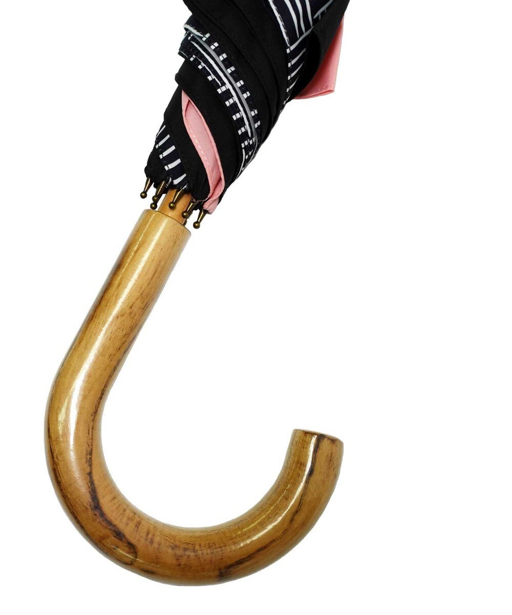 +RING 【UVカット95%以上】【UPF50＋】プラスリング レディース向け 晴雨兼用（長ショート） BLK T1294 