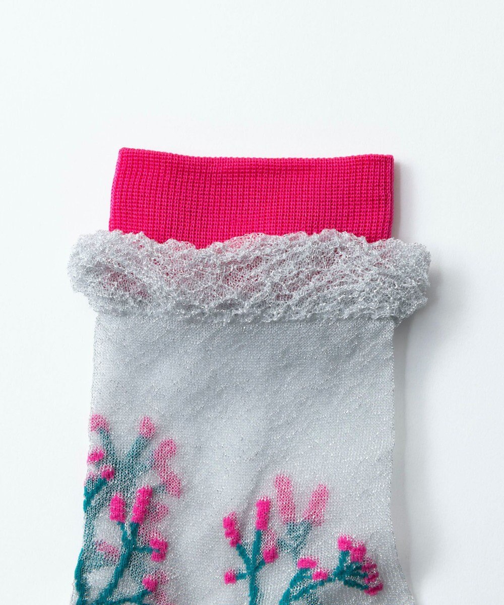 TRICOTE フラワーシアーソックス 