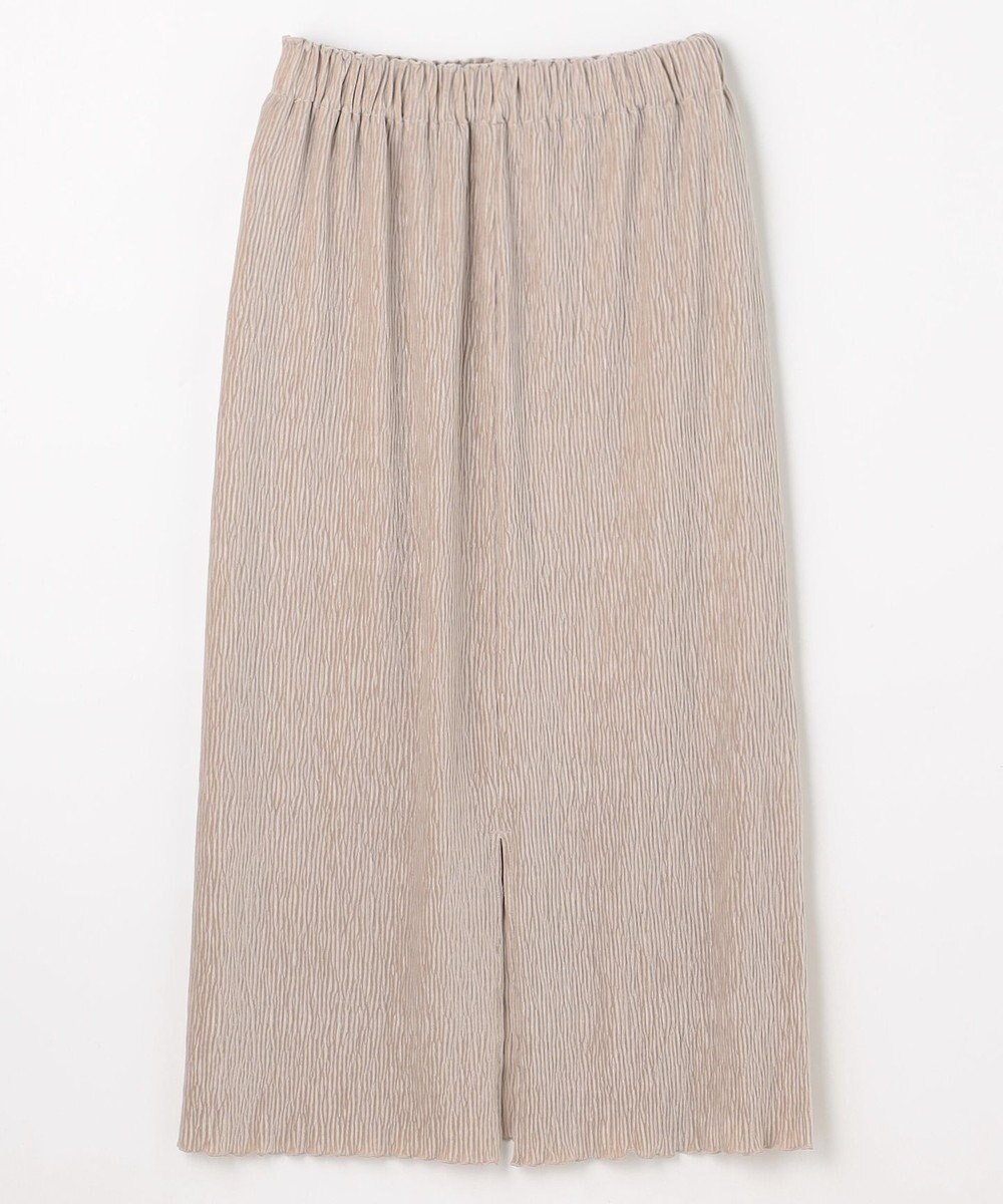 ANY L 【ウエストゴム】シュリンクベロアスカート 