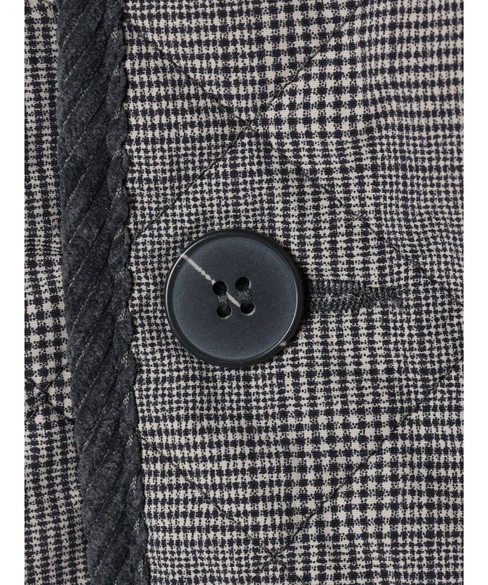 Green Parks キルティングノーカラーブルゾン 