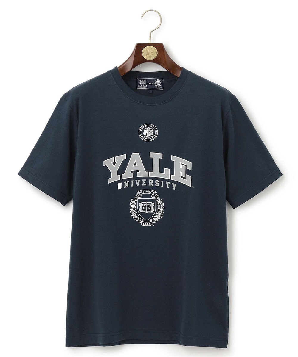 J.PRESS MEN 【J.PRESS×YALE】エンブレムTシャツ 