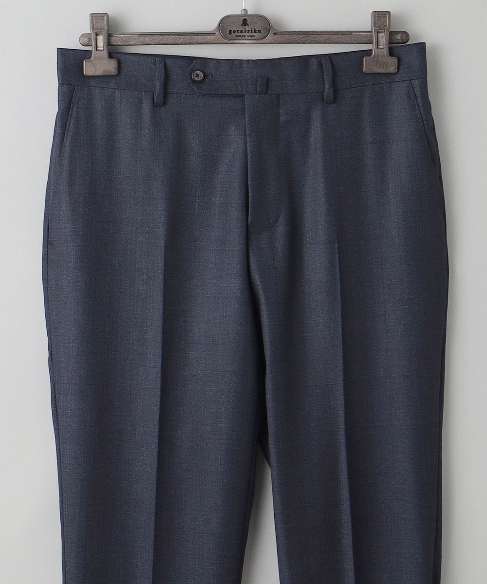 GOTAIRIKU 【Loro Piana Fabric】365 通年スーツ(ネイビー×格子) 