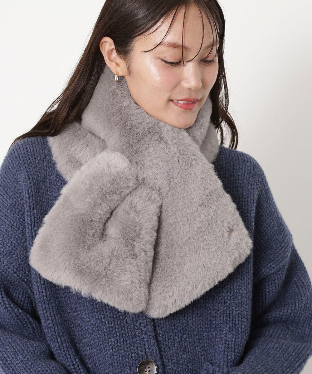 MOONBAT 【FUDGE11月号掲載】PAUL & JOE ACCESSOIRES フェイクファービッグマフラー 