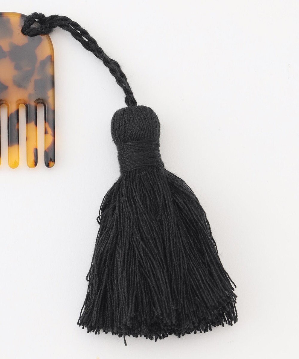 自由区 タッセル付きアクリル コーム 