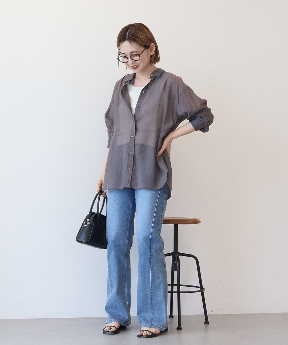 AMERICAN HOLIC ラスターシアーシャツ 