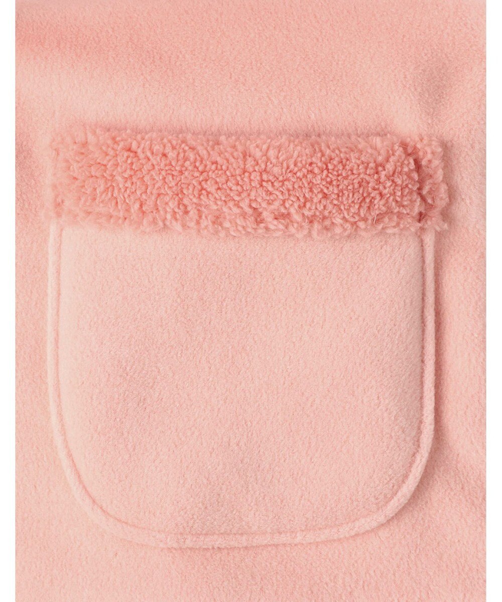 Wing ベスト 3分袖 ショート丈(腰付近) フリース素材 ボア使用(裏側) 保温性 あたたかい 前開きタイプ レディース EX2070 ウイング／ワコール 