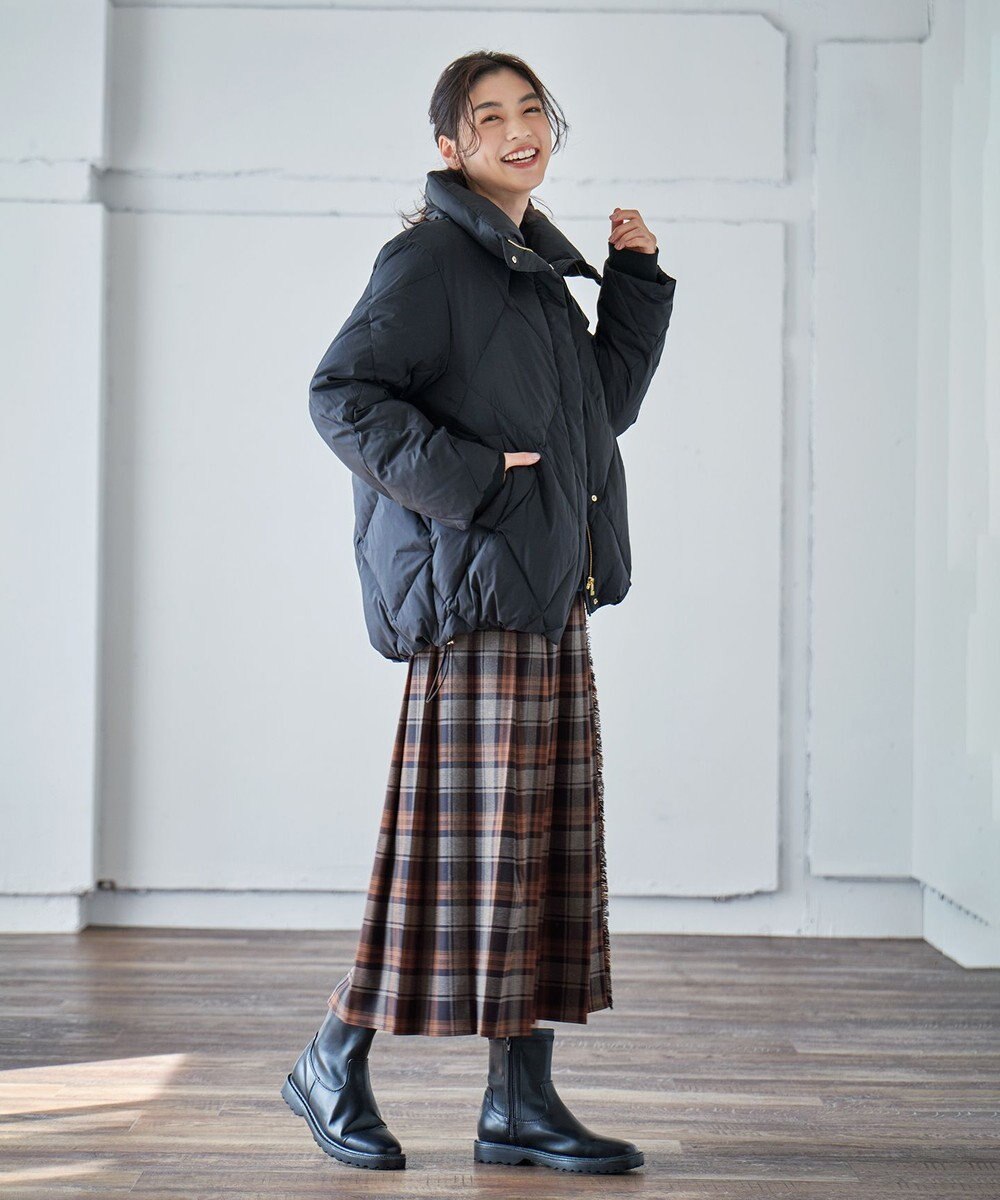 ANY L 【洗濯機可/撥水】ダイヤステッチキルトダウン 