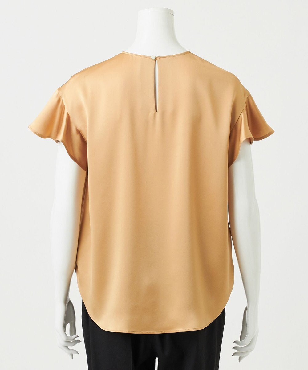 23区 S 【R(アール)】トリアセサテン フリルスリーブ ブラウス 