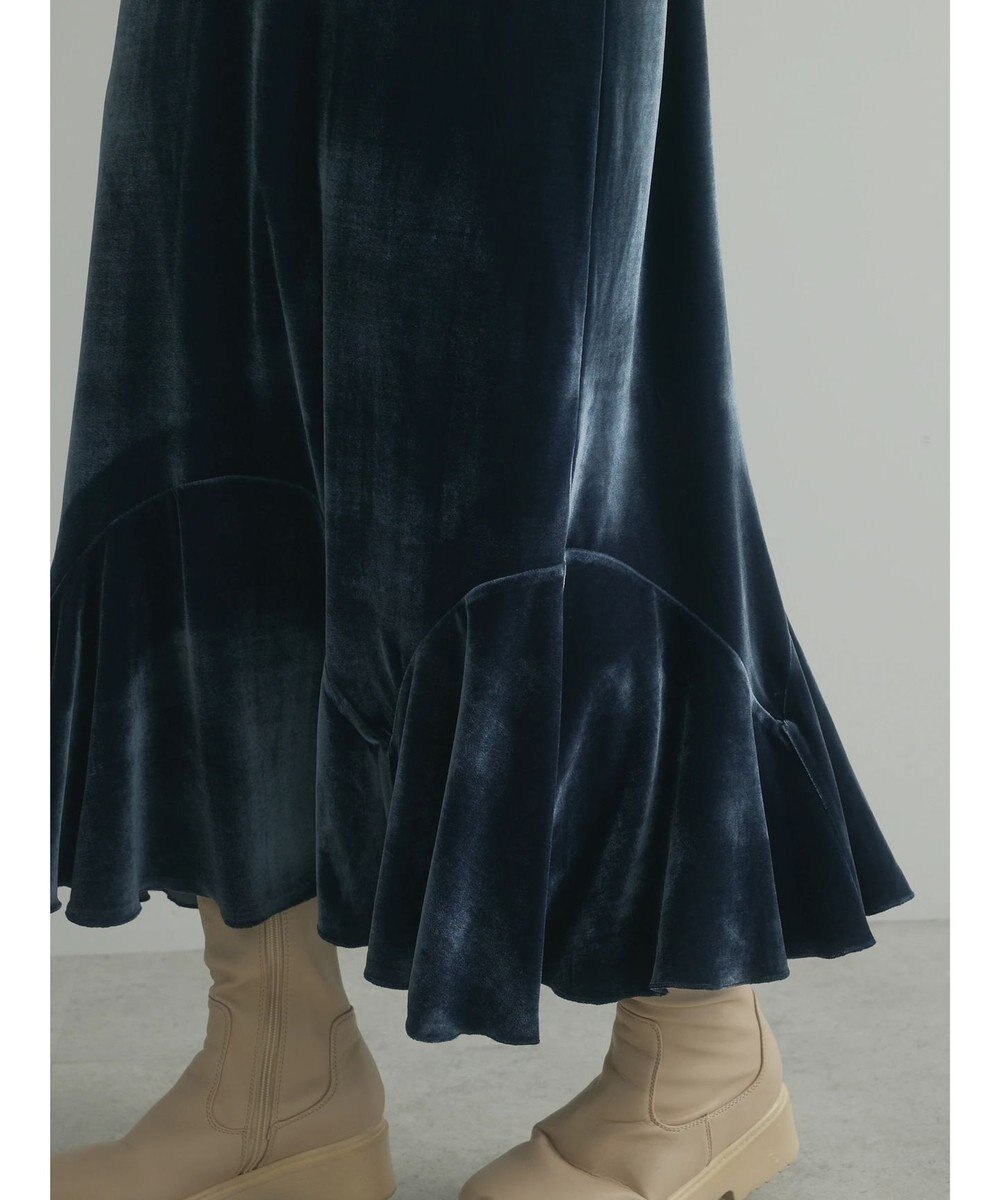 Green Parks armonia．ベロアキャミワンピース 