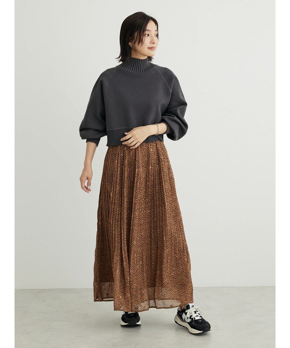 Green Parks シフォンＪＱアソートプリーツスカート 