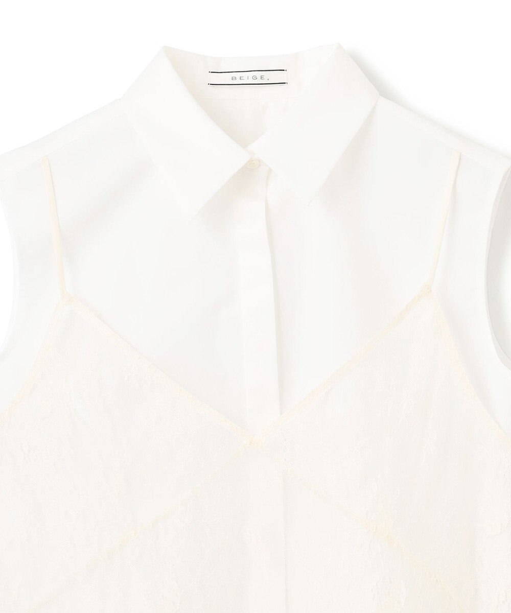 BEIGE， DULYS / ノースリーブブラウス 