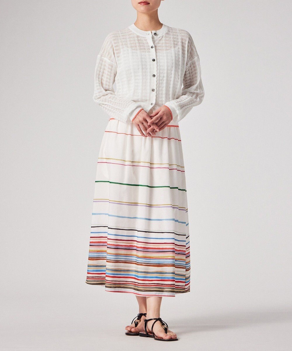Paul Smith シアー クルーネック カーディガン 