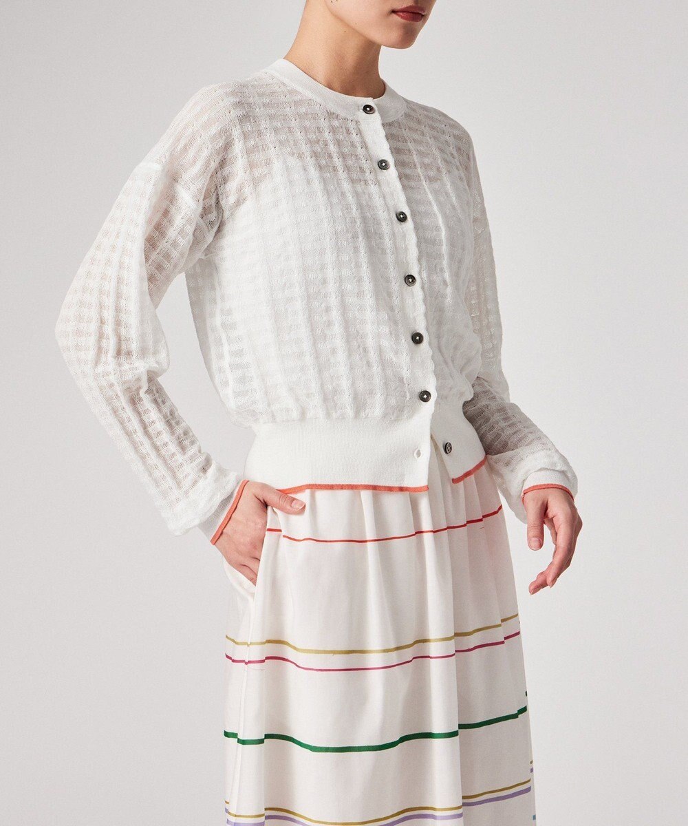 Paul Smith シアー クルーネック カーディガン 
