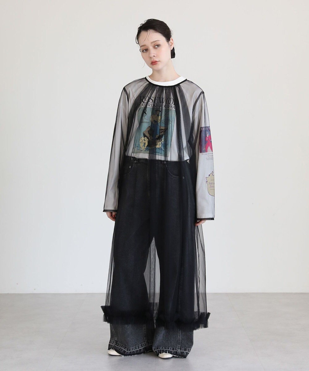 Green Parks ・ＥＬＥＮＣＡＲＥ　ＤＵＥ　チュールワンピース 