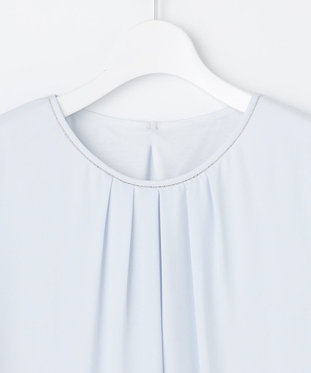 23区 S 【洗える】シルキーデシン ボールチェーン カットソー 