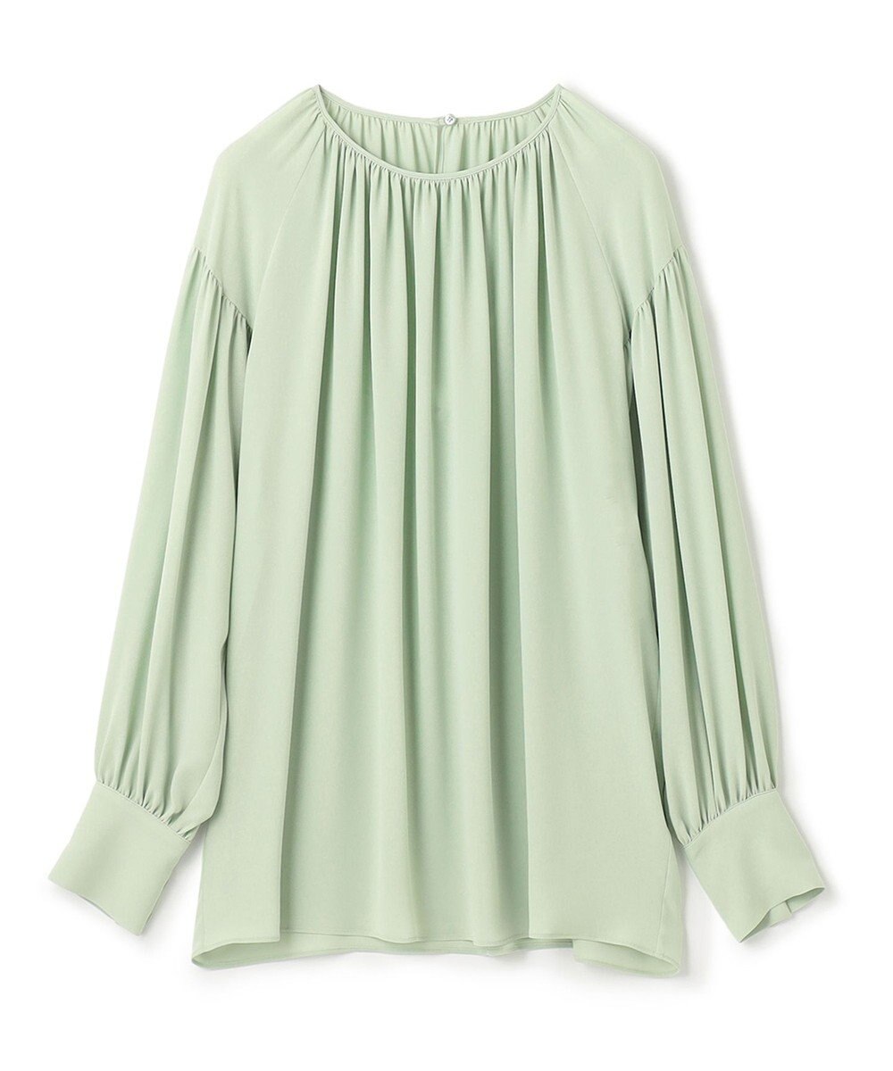 BEIGE， IRIS / ラウンドネックブラウス 