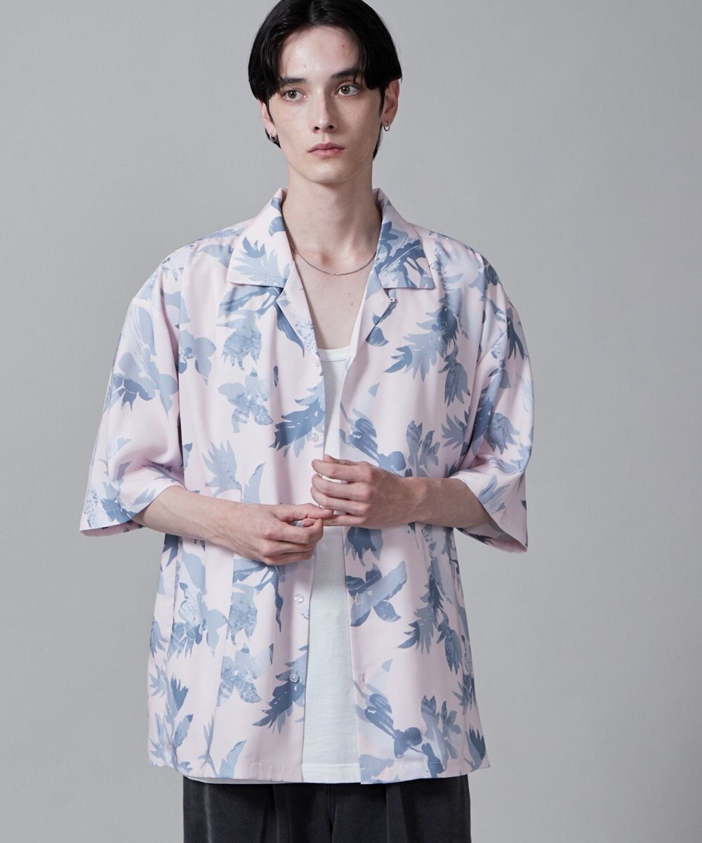 WEGO 【ユニセックス着用ITEM/MLサイズ展開】トロミアロハシャツ（S） 