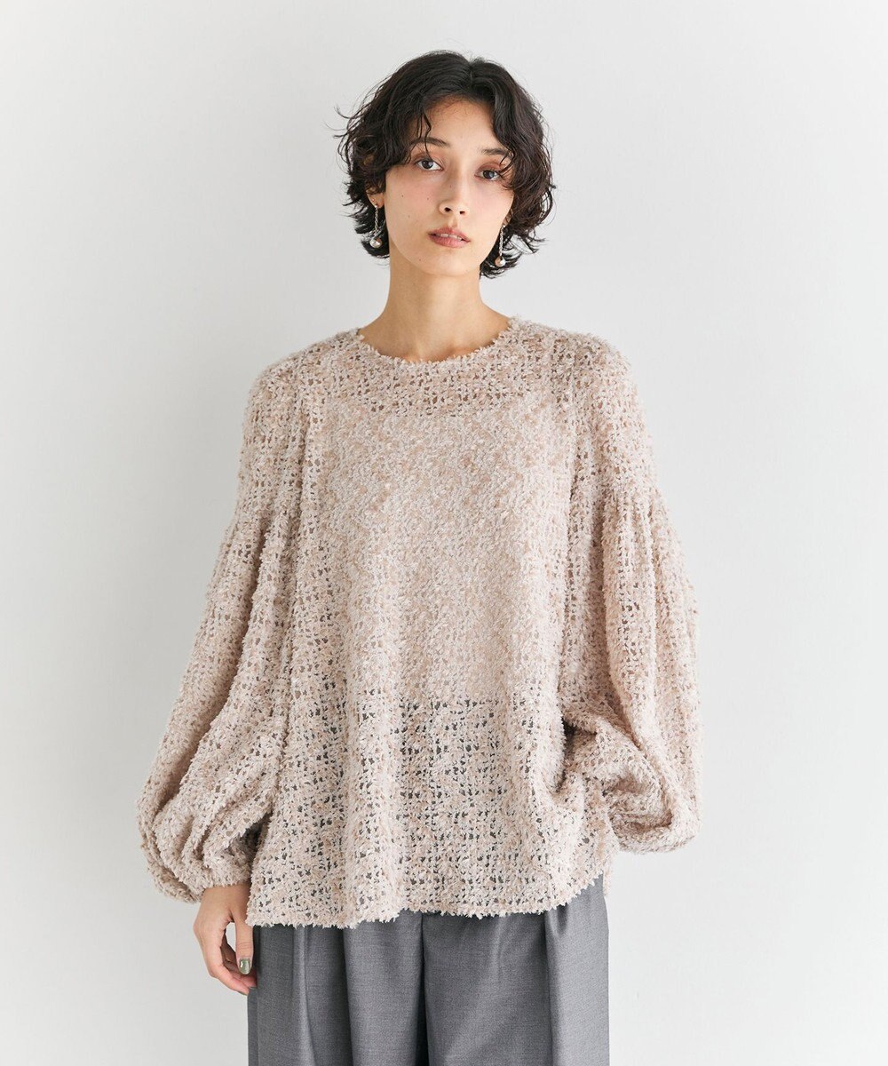 #Newans 【洗える】フィラッフィギャザースリーブブラウス 