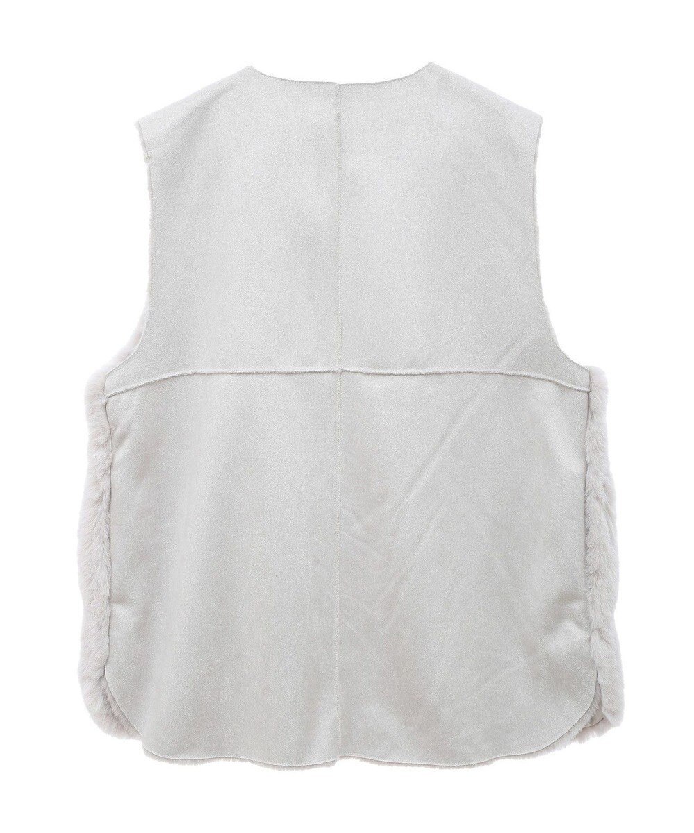 CRAFT STANDARD BOUTIQUE エコファー×ムートンチュニックベスト 