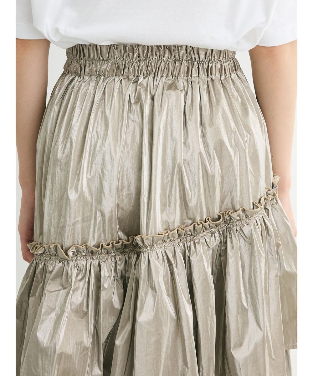 Green Parks ・ＥＬＥＮＣＡＲＥ　ＤＵＥ　メタリックティアードスカート 