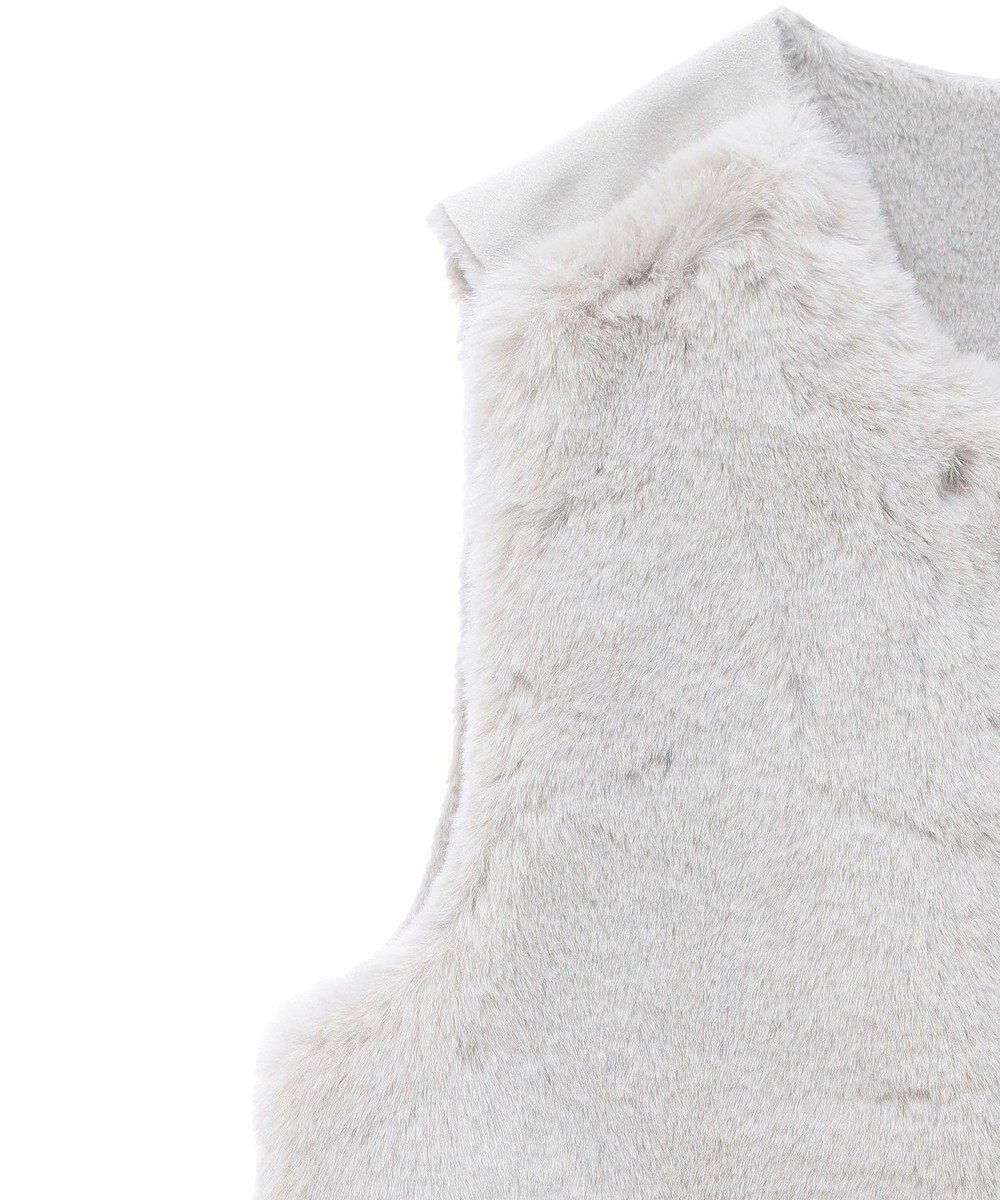 CRAFT STANDARD BOUTIQUE エコファー×ムートンチュニックベスト 