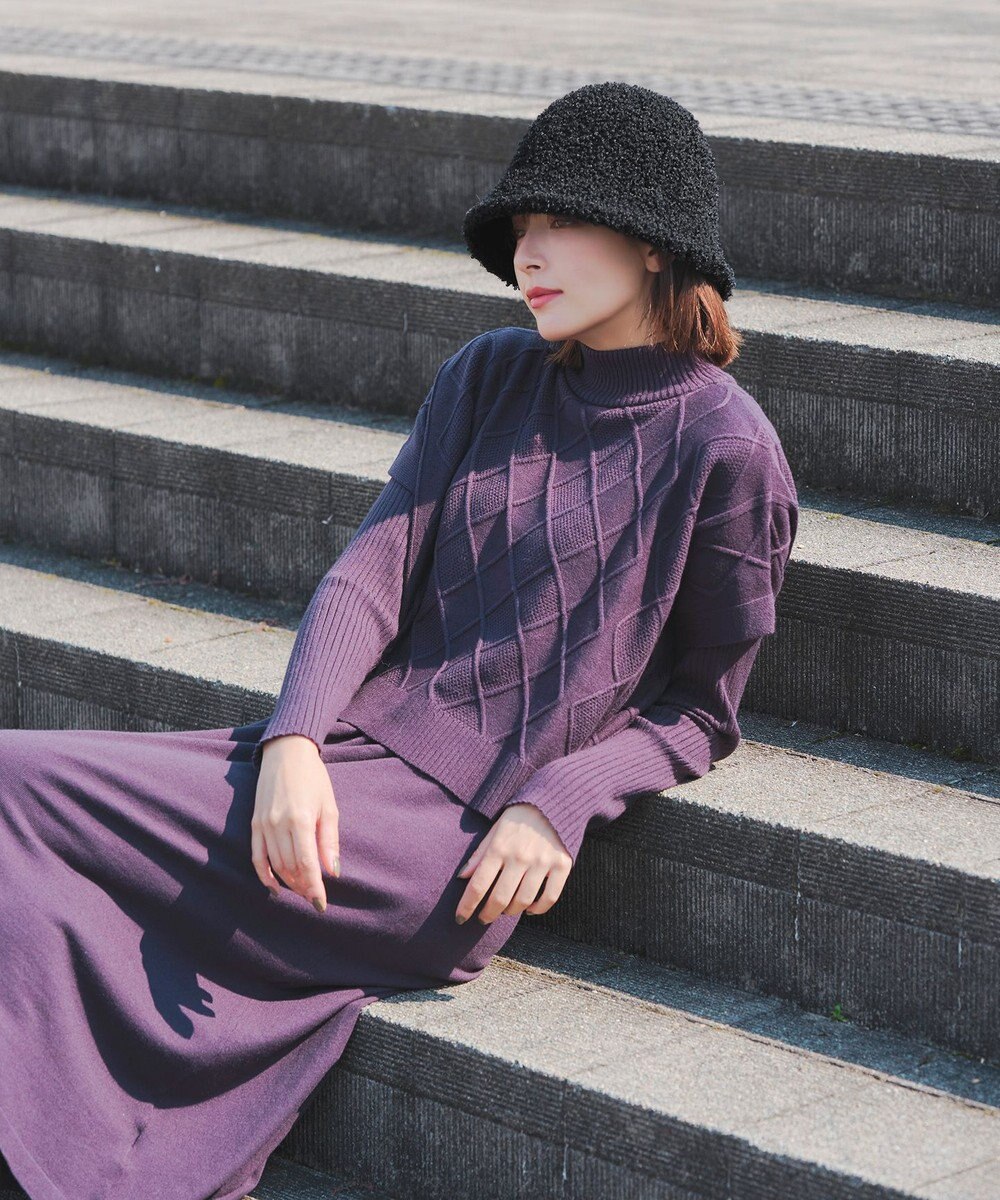 Tiaclasse ボアバケットハット 