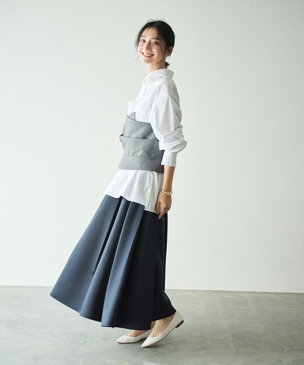 #Newans ビスチェレイヤーシャツ 