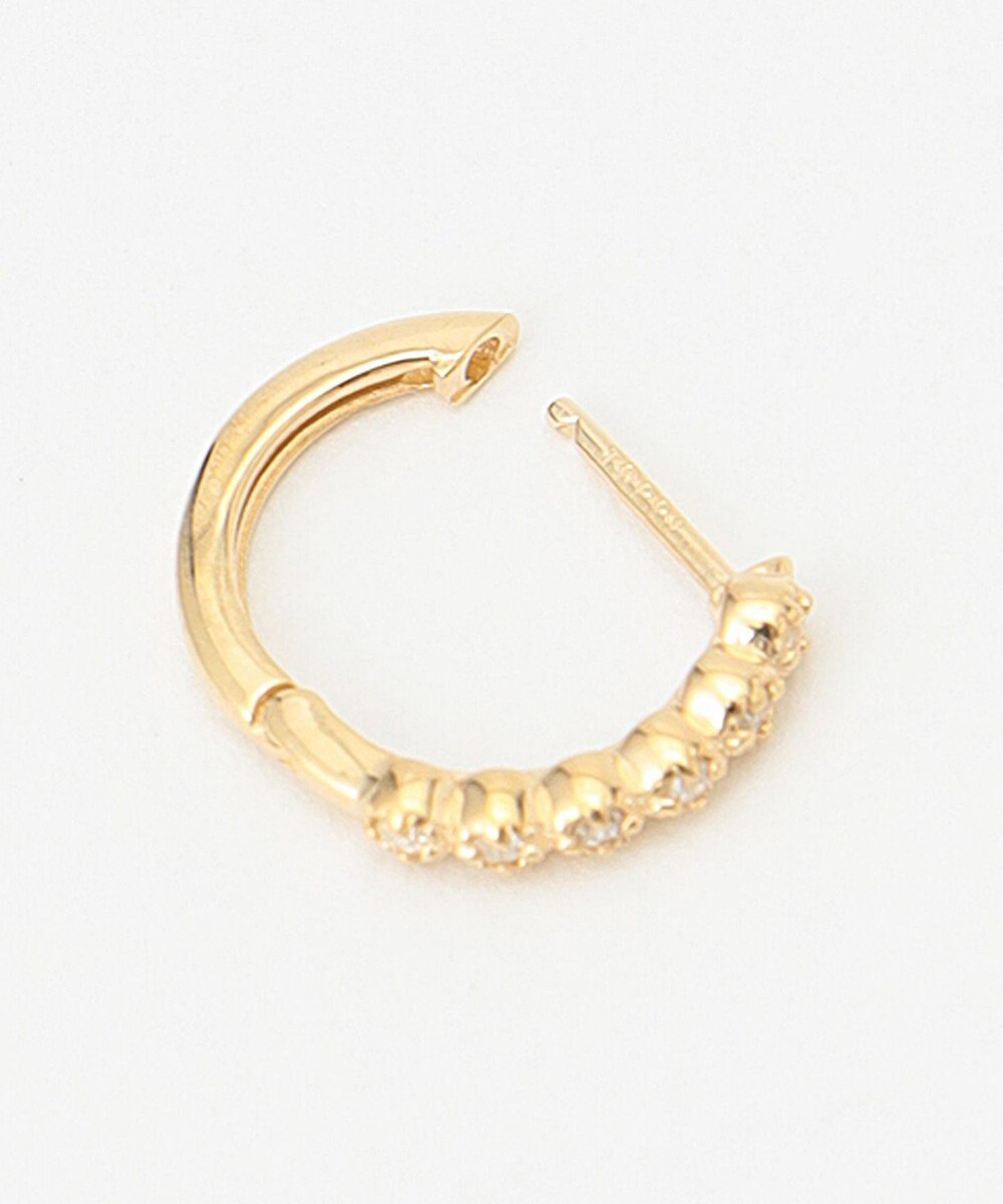 TOCCA 【WEB限定】FRILL DIAMOND PIERCED EARRINGS K10 ダイヤモンド ピアス 