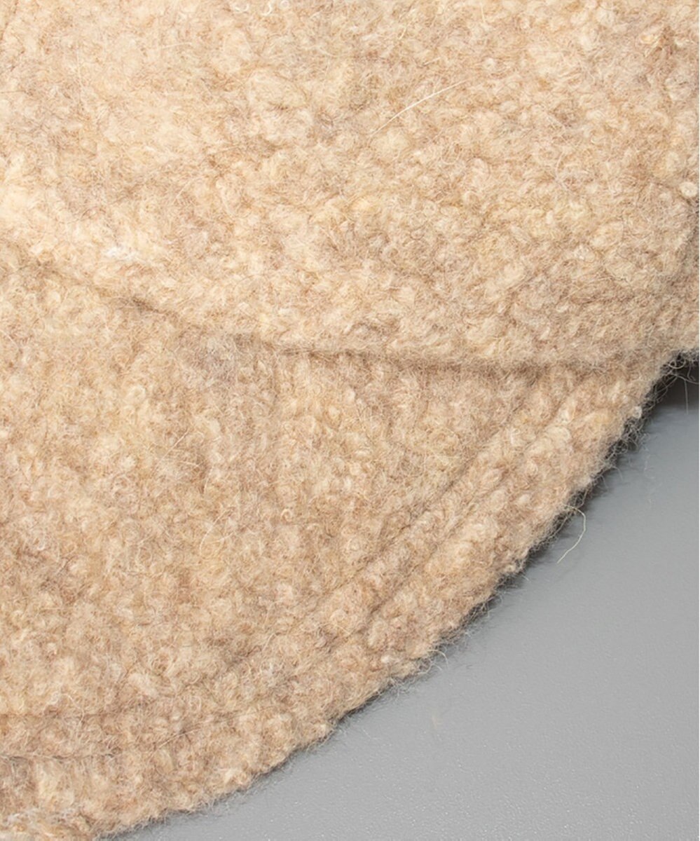 AURORA LANVIN en Bleu ランバン オン ブルー リボン付きボアキャップ 