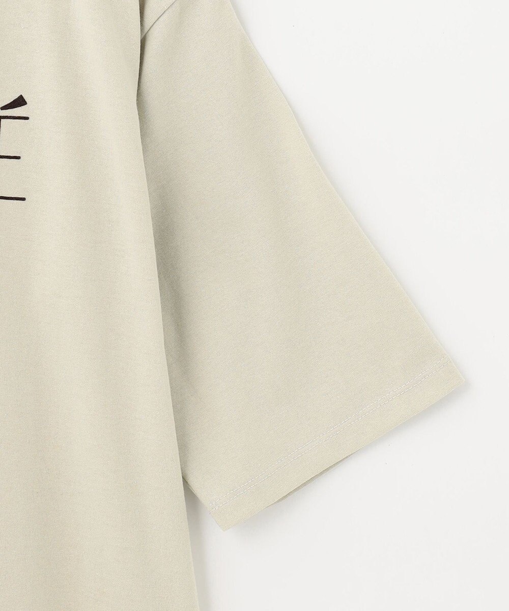 ANY L 【洗える】フロッキーロゴ Tシャツ 