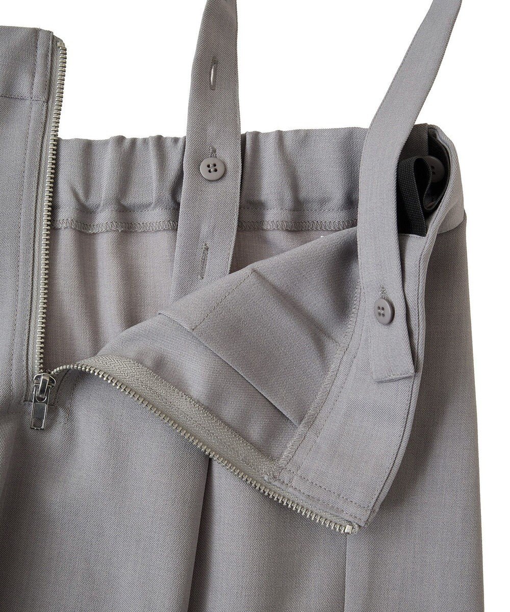 Green Parks マルチＷＡＹフロントｚｉｐサロペットスカート 