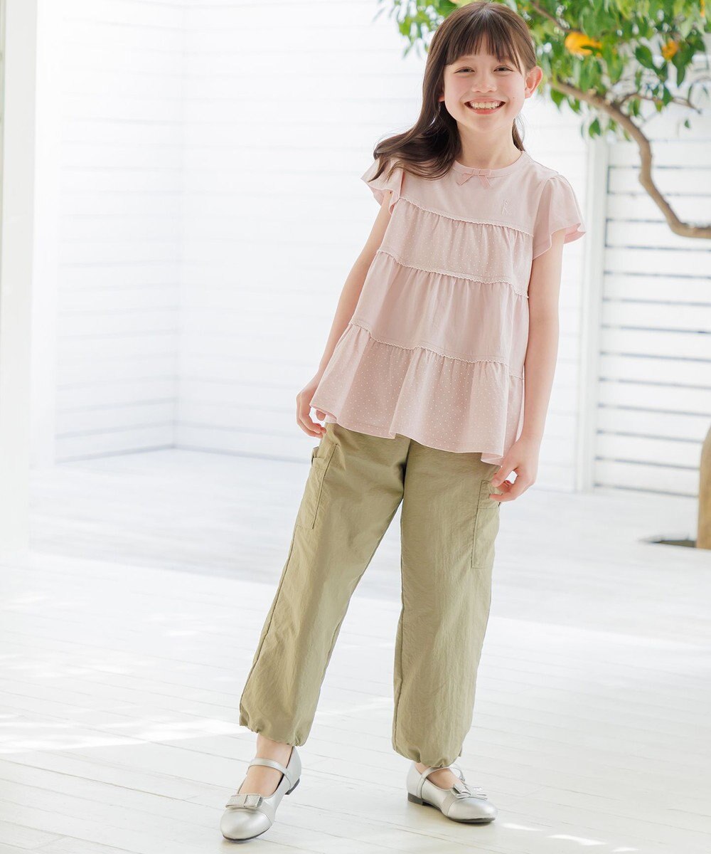 組曲 KIDS 【150-160㎝】 撥水カーゴパンツ 