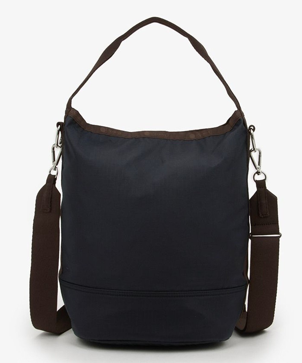 LeSportsac CONVERTIBLE BUCKET BAG/ディープシー/ダークチョコレート 