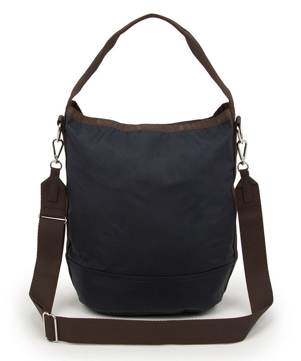 LeSportsac CONVERTIBLE BUCKET BAG/ディープシー/ダークチョコレート 