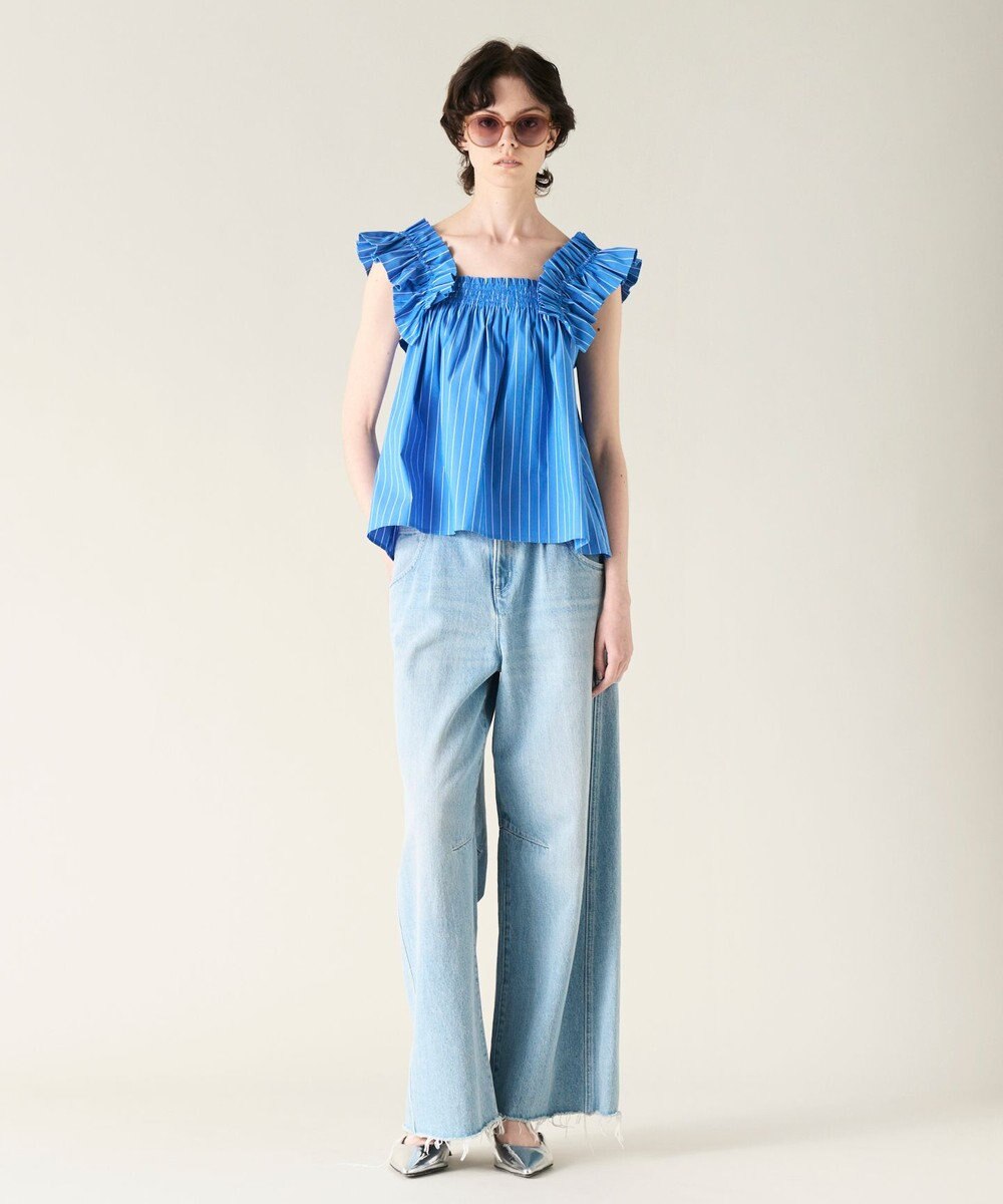 GRACE CONTINENTAL ショルダーフリルトップ 