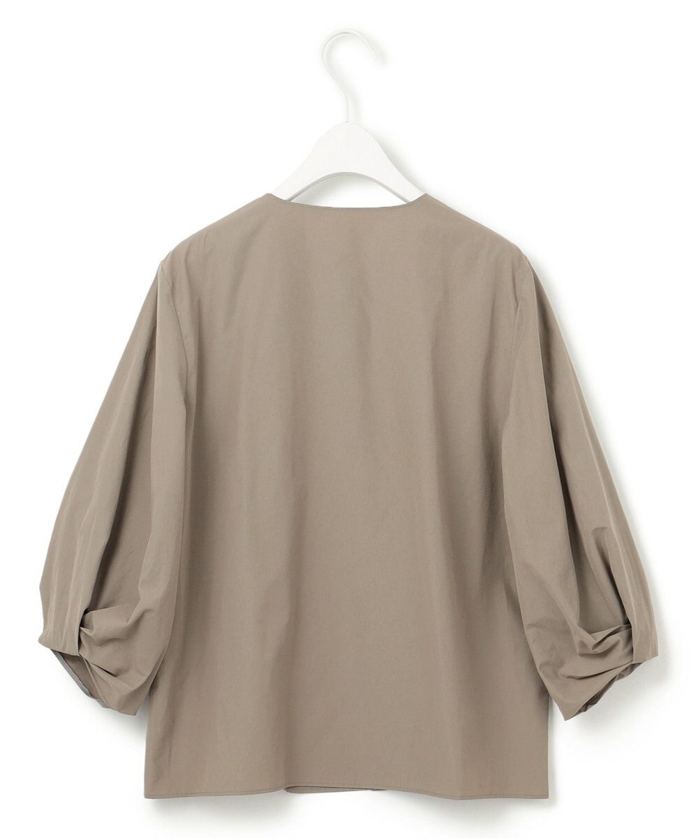 ICB 【洗える】 コットンナイロンタイプライター デザインブラウス 