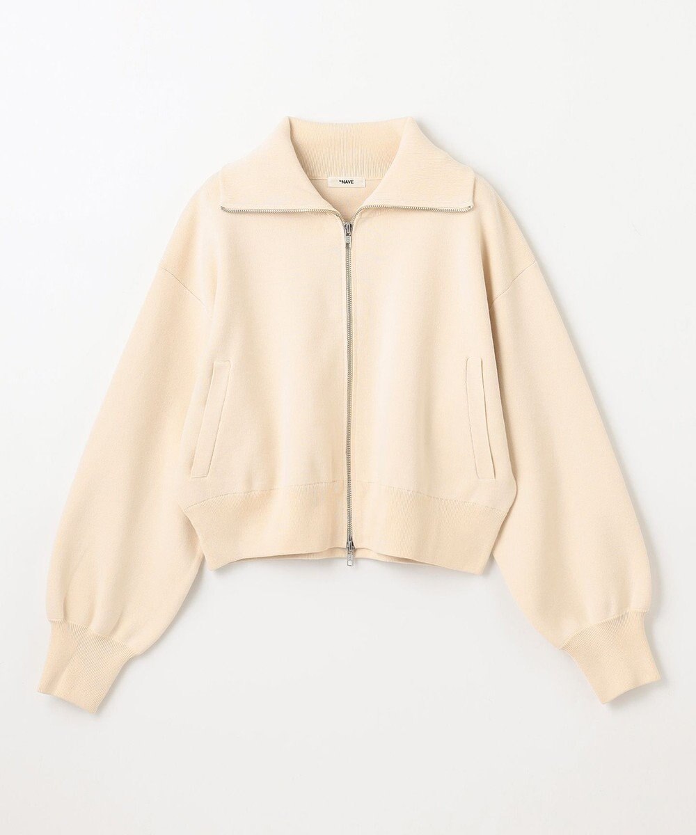 NAVE 【ReNAVE・洗える】スムースニット トラックジャケット 