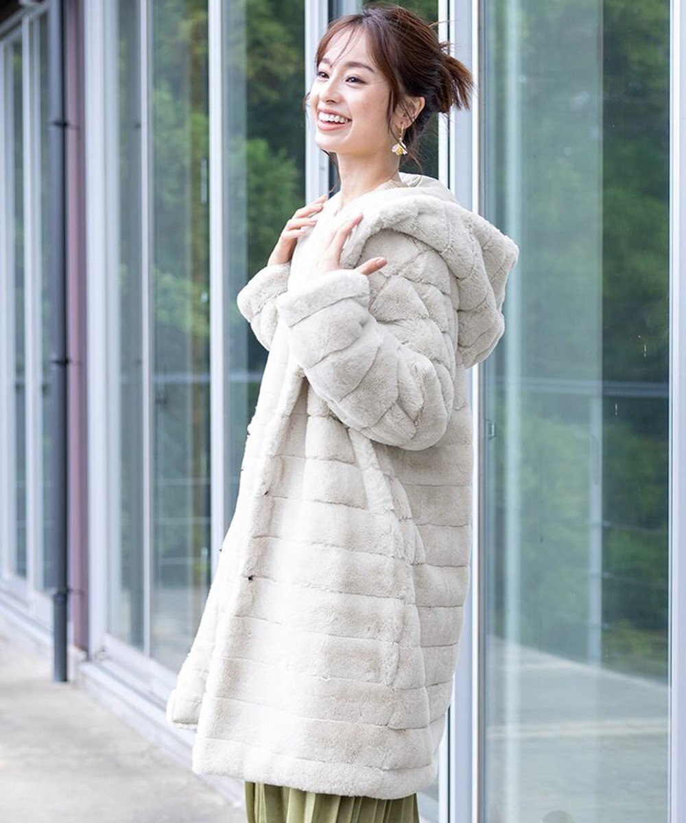 Tiaclasse 【2WAY】エコファーキルティングリバーシブルコート 