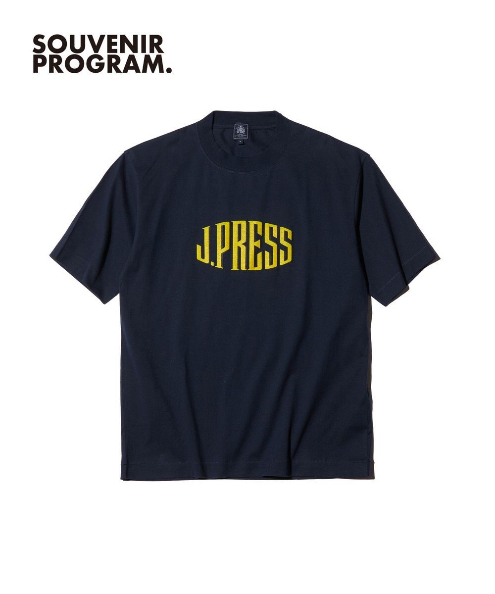 J.PRESS MEN 【J.PRESS ORIGINALS】Supima Recycle Jersey J.PRESS Logo T-shirt 