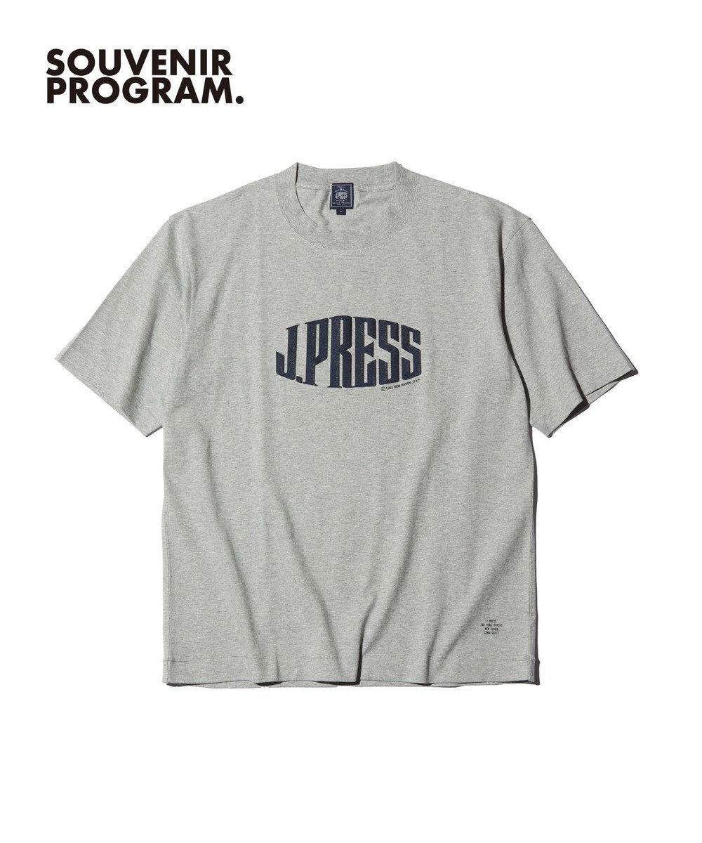 J.PRESS MEN 【J.PRESS ORIGINALS】Supima Recycle Jersey J.PRESS Logo T-shirt 