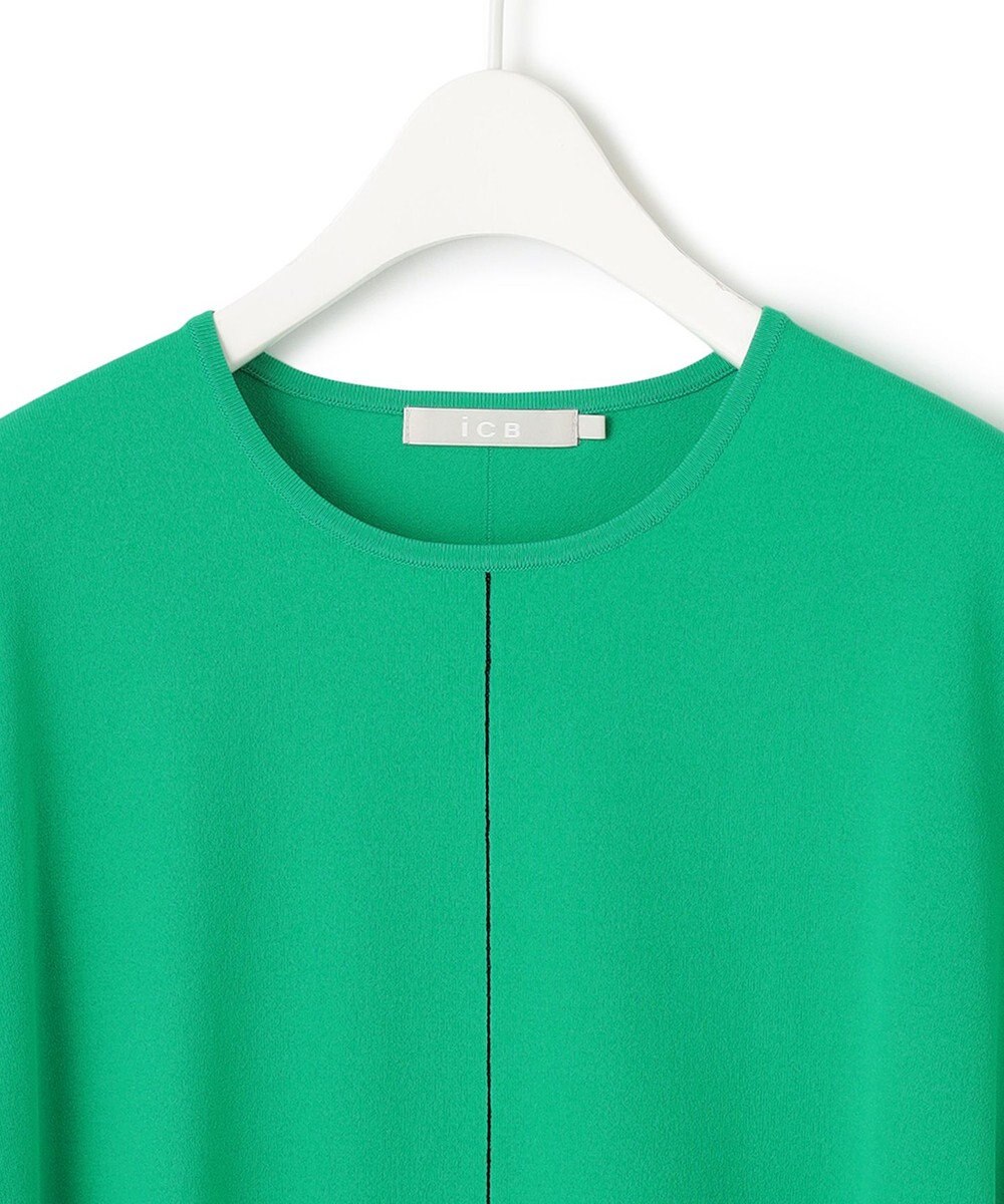 ICB 【洗える】VIS/NYハイゲージ 半袖プルオーバー 
