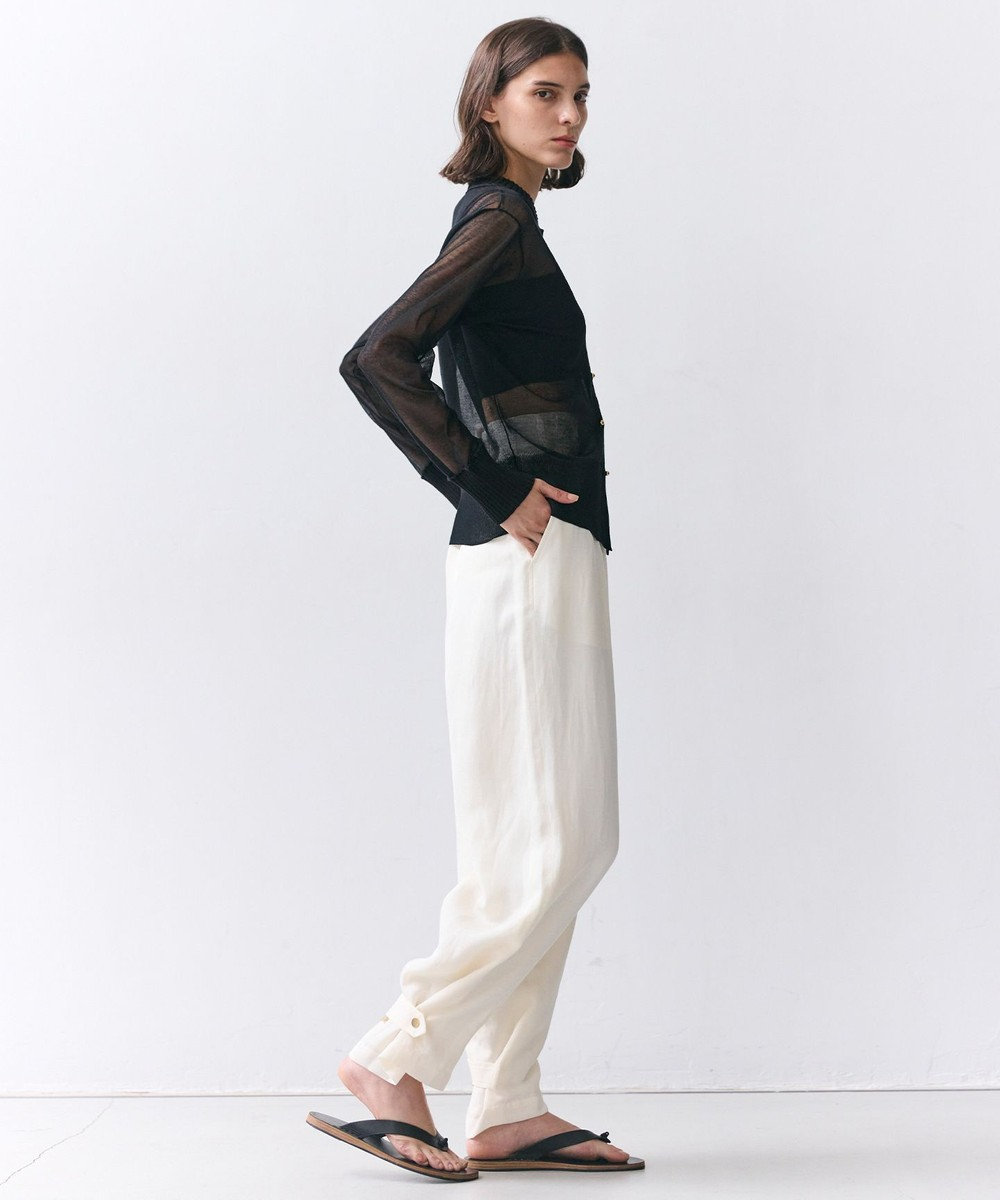 BEIGE， PYRRHOT / シアーコンビ リブカーディガン 