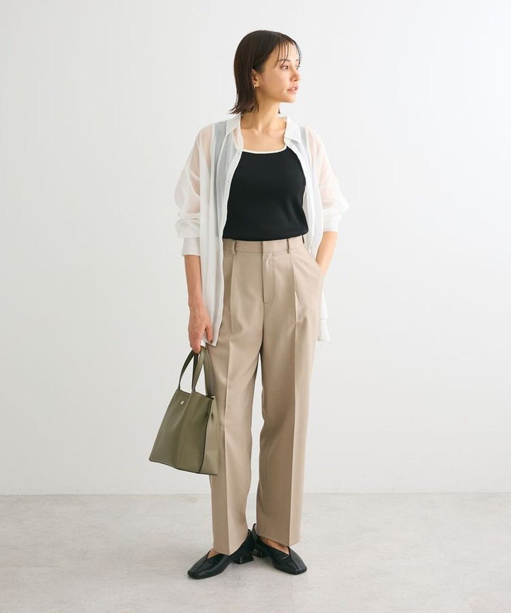 Green Parks シアーシャイニーシャツ 