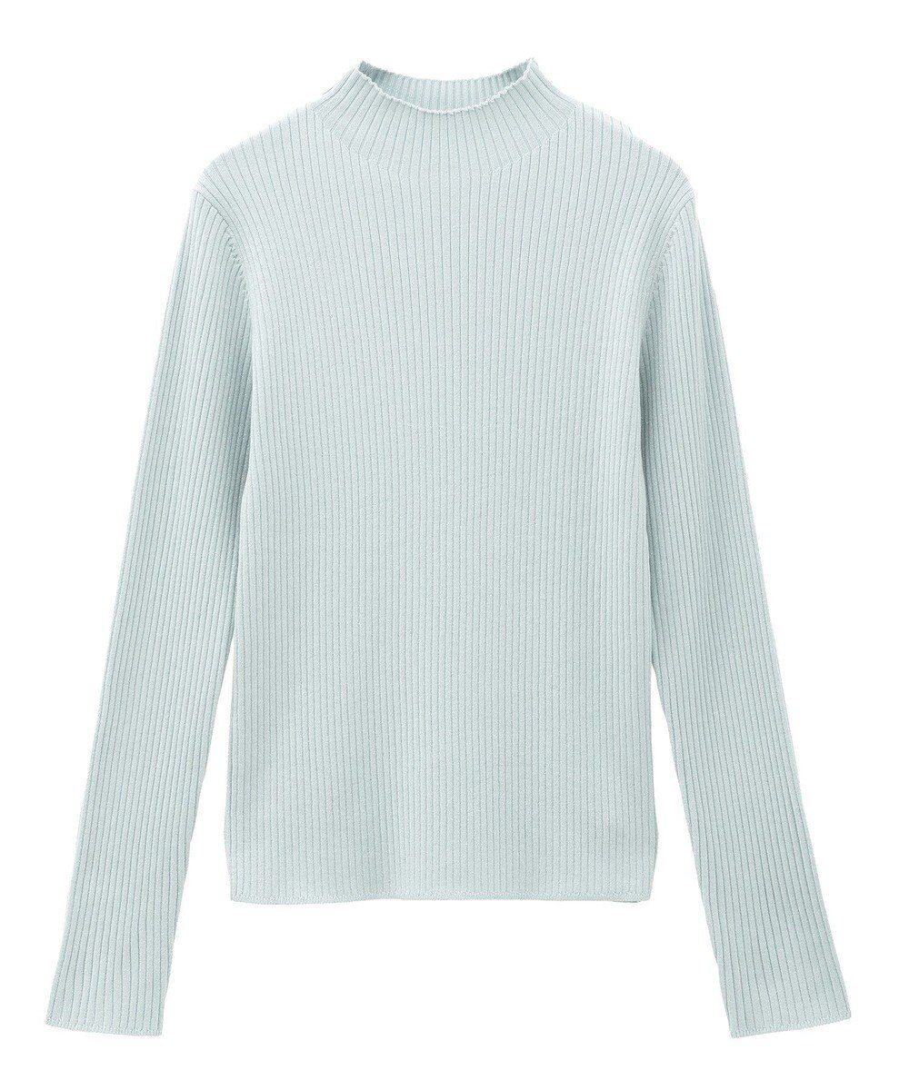 YECCA VECCA ラメ混ハイネックリブニット 