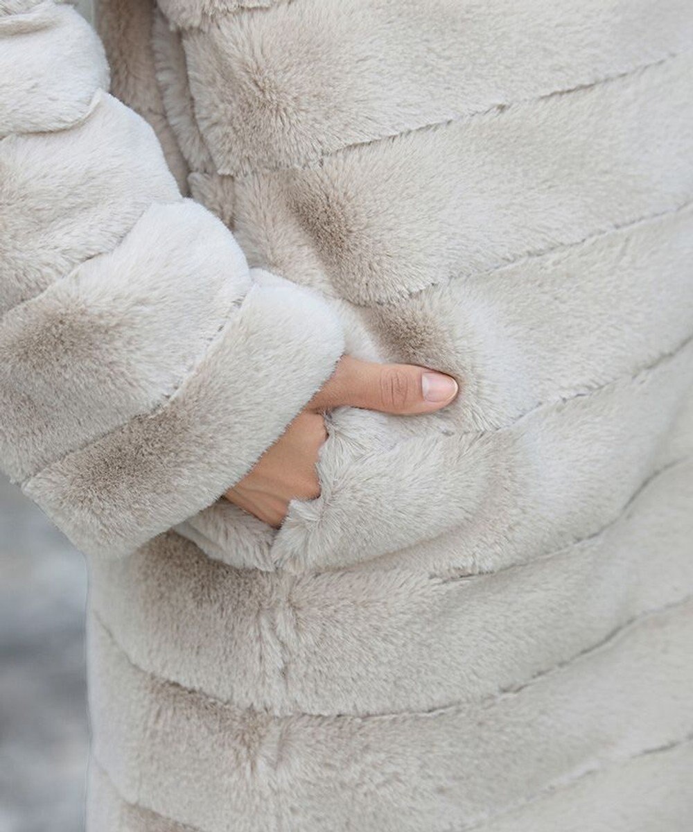 Tiaclasse 【2WAY】エコファーキルティングリバーシブルコート 