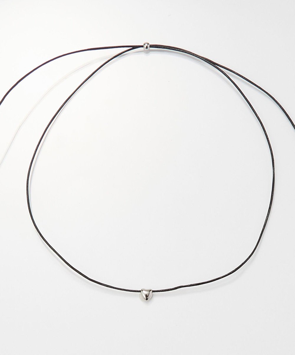 Phoebe プランプハートコードチョーカーネックレス 