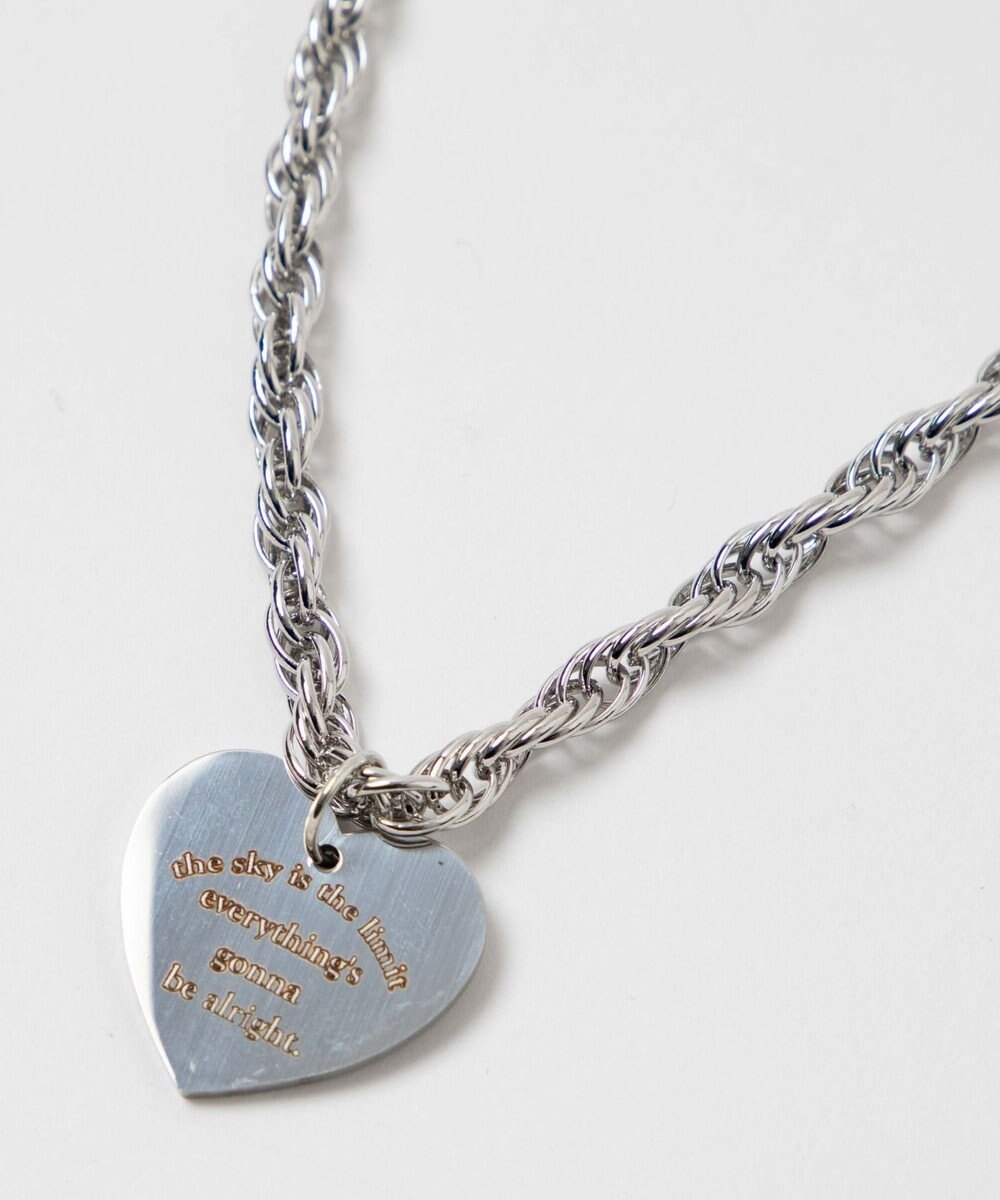 WEGO Lヘビーチェーンモチーフネックレス 